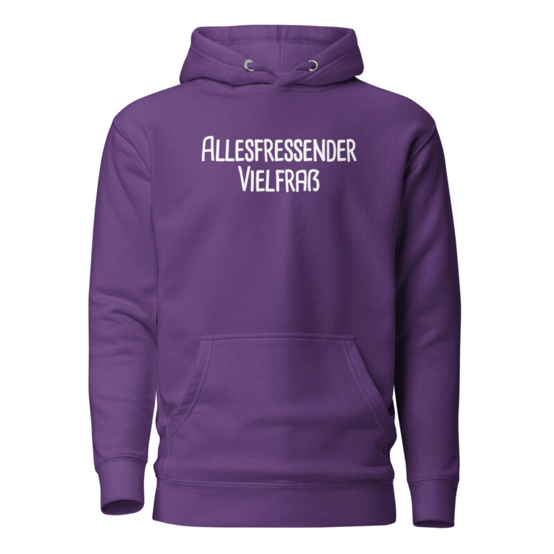 Allesfressender Vielfraß Unisex-Hoodie