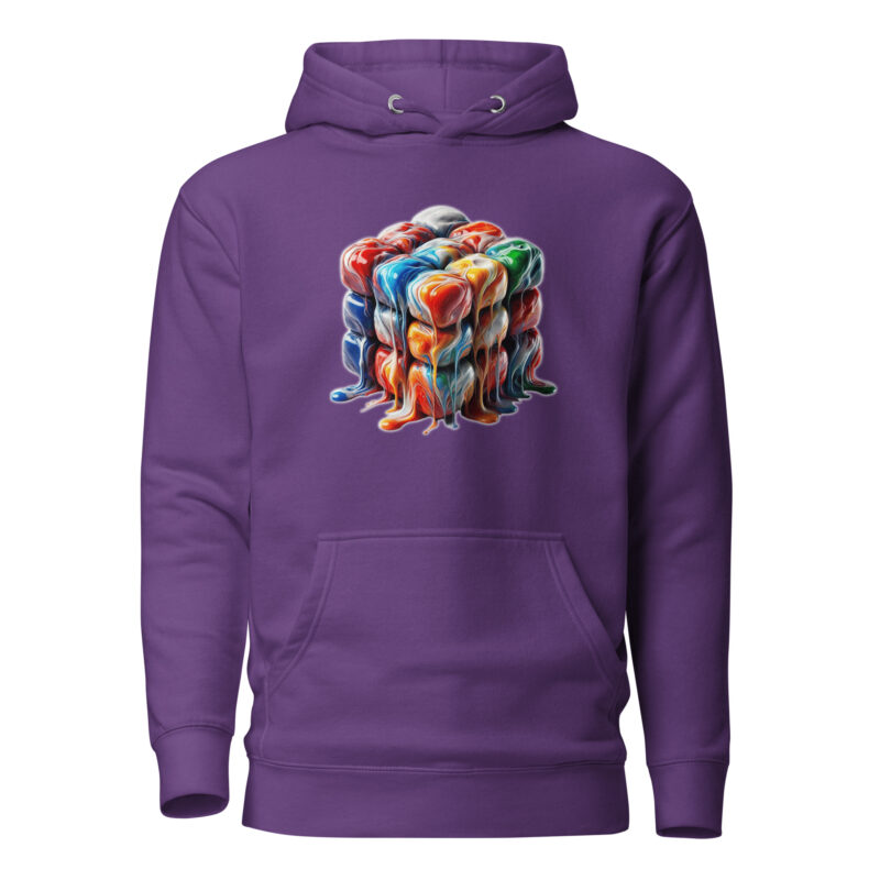 Flüssiger Zauberwürfel Unisex-Hoodie