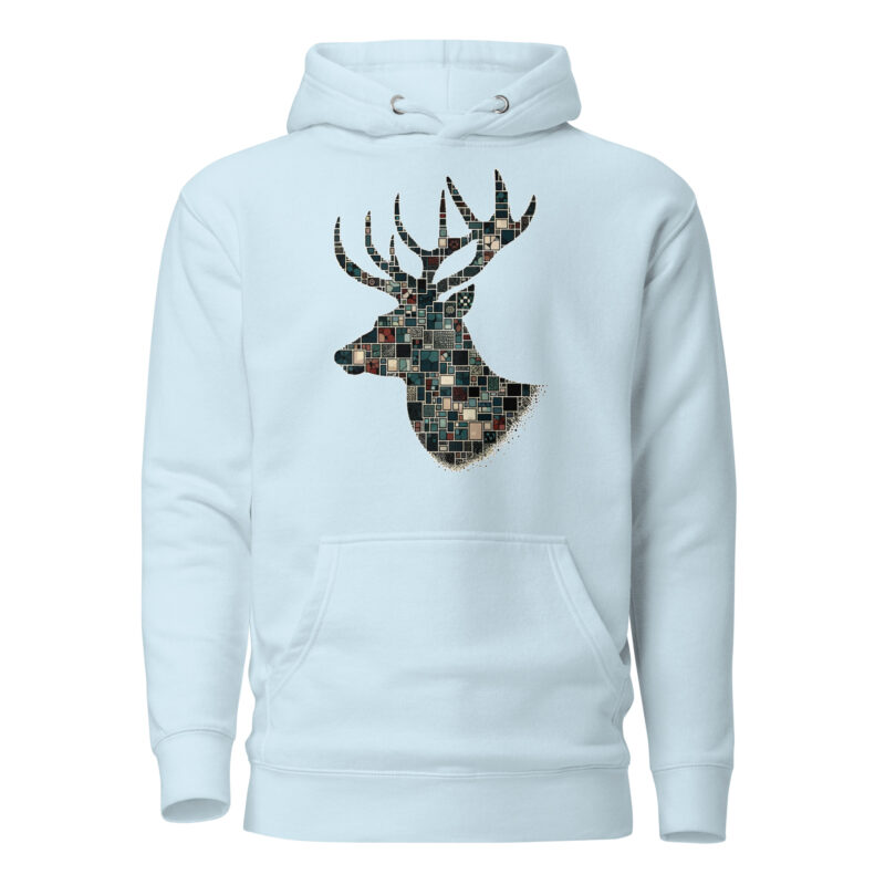 Mosaik-Hirsch Unisex-Hoodie