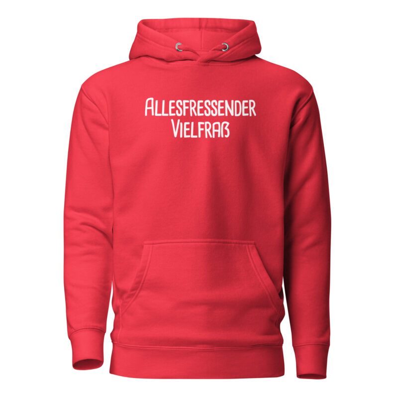 Allesfressender Vielfraß Unisex-Hoodie