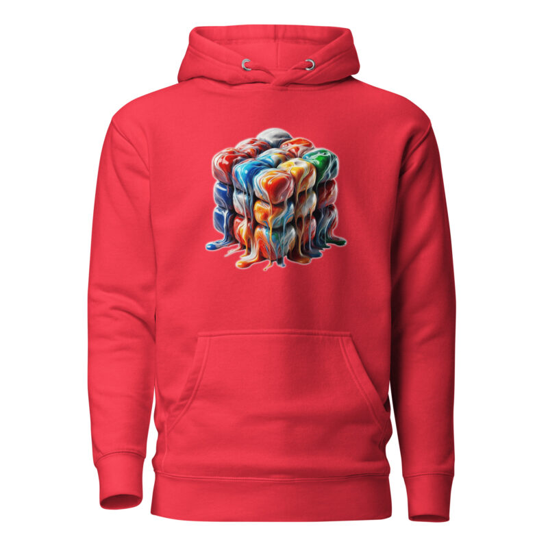 Flüssiger Zauberwürfel Unisex-Hoodie