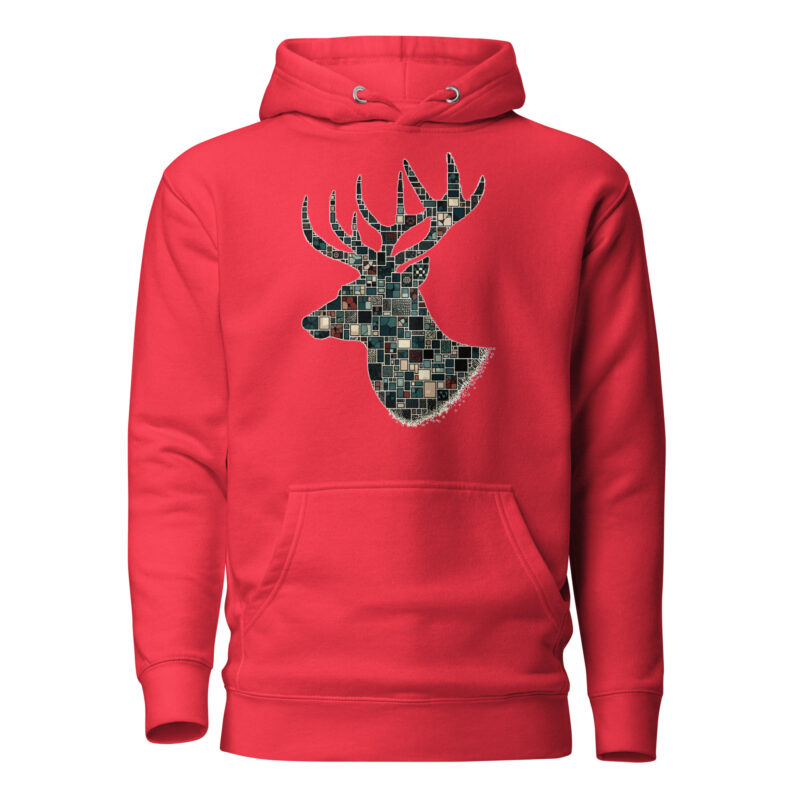 Mosaik-Hirsch Unisex-Hoodie