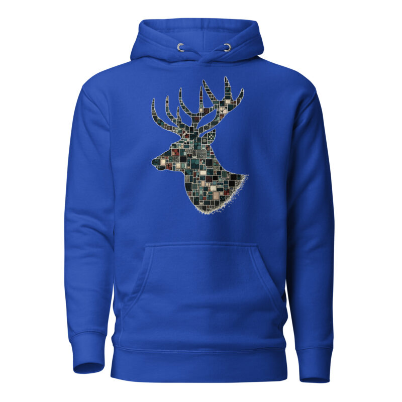 Mosaik-Hirsch Unisex-Hoodie