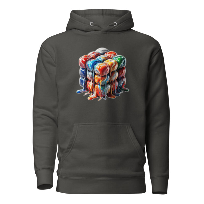 Flüssiger Zauberwürfel Unisex-Hoodie