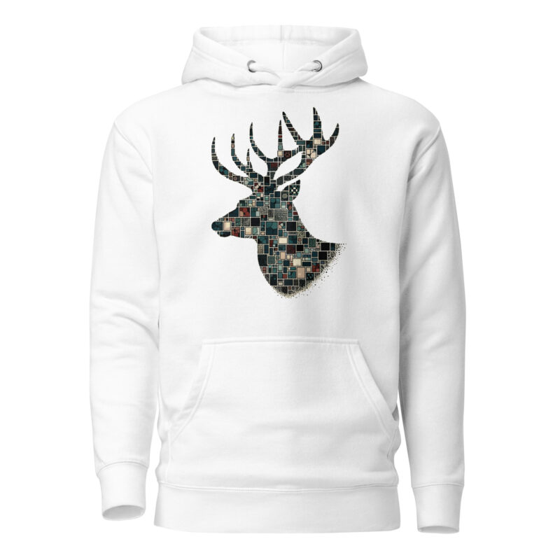 Mosaik-Hirsch Unisex-Hoodie