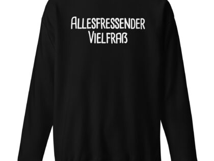Allesfressender Vielfraß Unisex-Sweatshirt – Sweatshirts – klamottn.de Allesfressender Vielfraß Unisex-Sweatshirt – Sweatshirts – klamottn.de