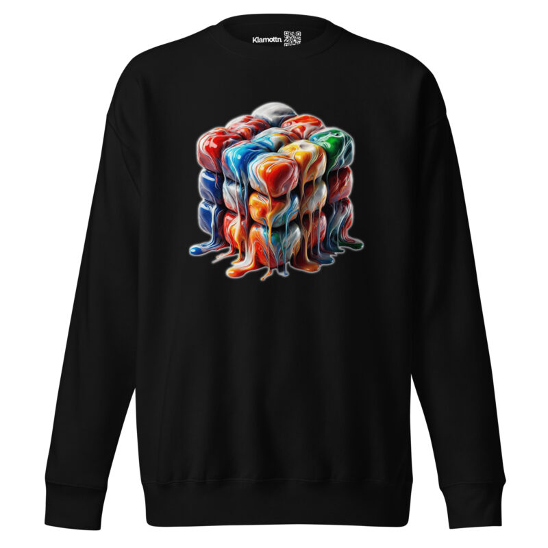 Flüssiger Zauberwürfel Unisex-Sweatshirt – Sweatshirts – klamottn.de