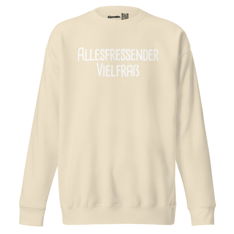 Allesfressender Vielfraß Unisex-Sweatshirt – Sweatshirts – klamottn.de