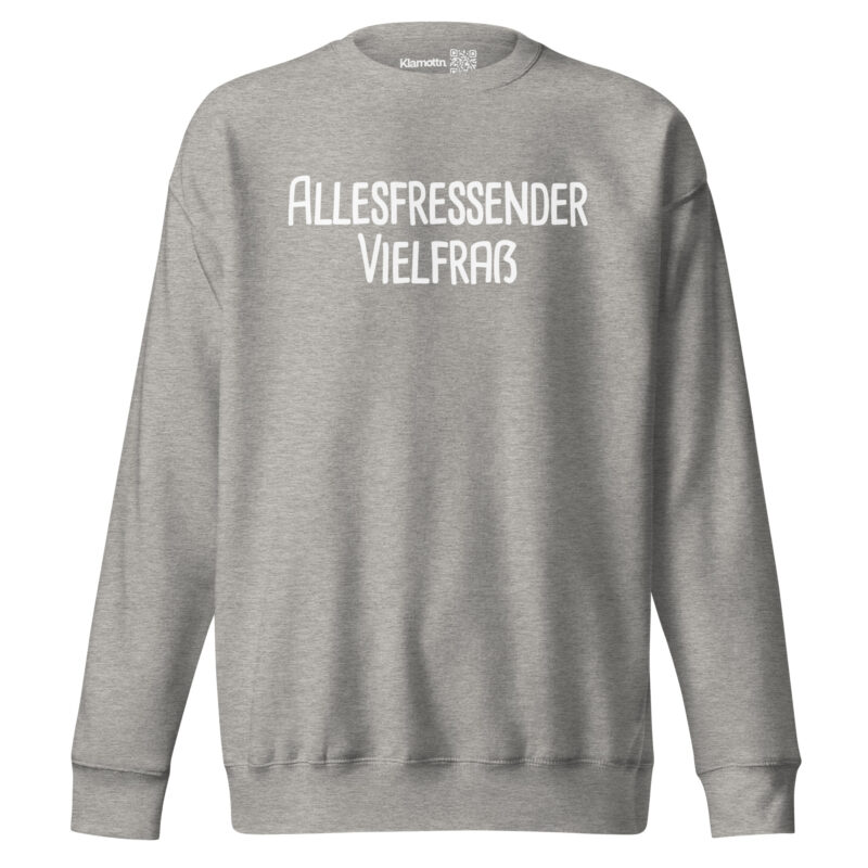 Allesfressender Vielfraß Unisex-Sweatshirt – Sweatshirts – klamottn.de