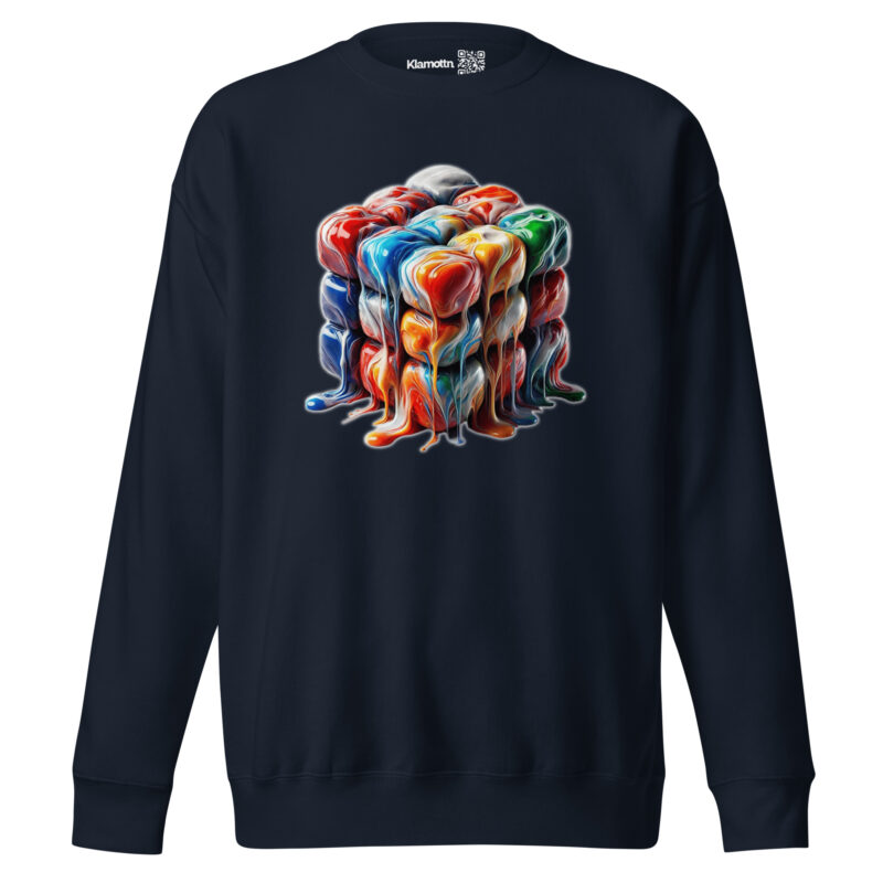 Flüssiger Zauberwürfel Unisex-Sweatshirt – Sweatshirts – klamottn.de