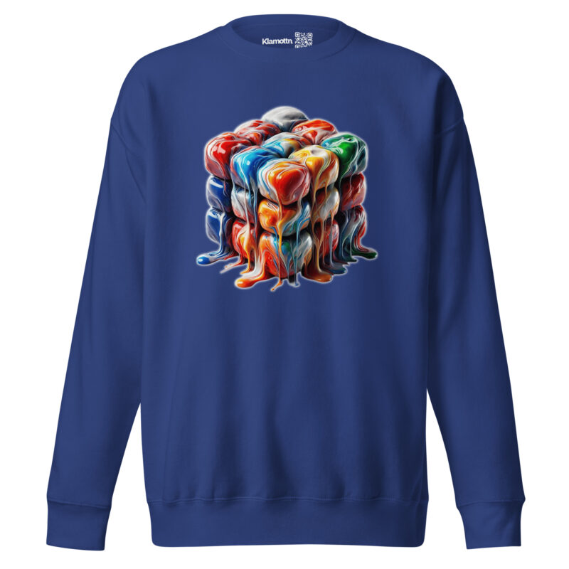 Flüssiger Zauberwürfel Unisex-Sweatshirt – Sweatshirts – klamottn.de