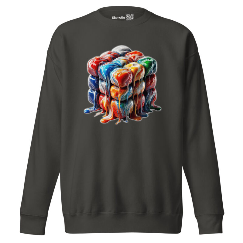 Flüssiger Zauberwürfel Unisex-Sweatshirt – Sweatshirts – klamottn.de