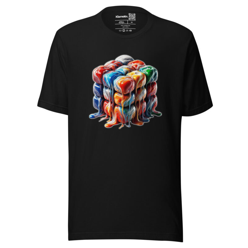 Liquid magic cubes unisex t-shirt