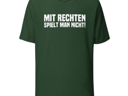 Mit rechten spielt man nicht Unisex-T-Shirt – T-Shirts – klamottn.de Mit rechten spielt man nicht Unisex-T-Shirt – T-Shirts – klamottn.de