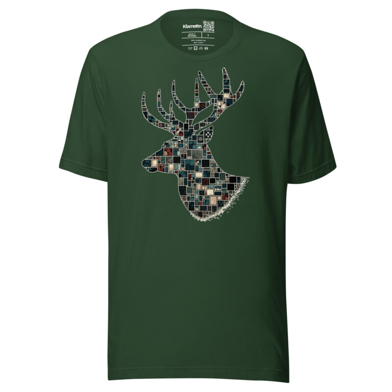 Mosaik-Hirsch Unisex-T-Shirt