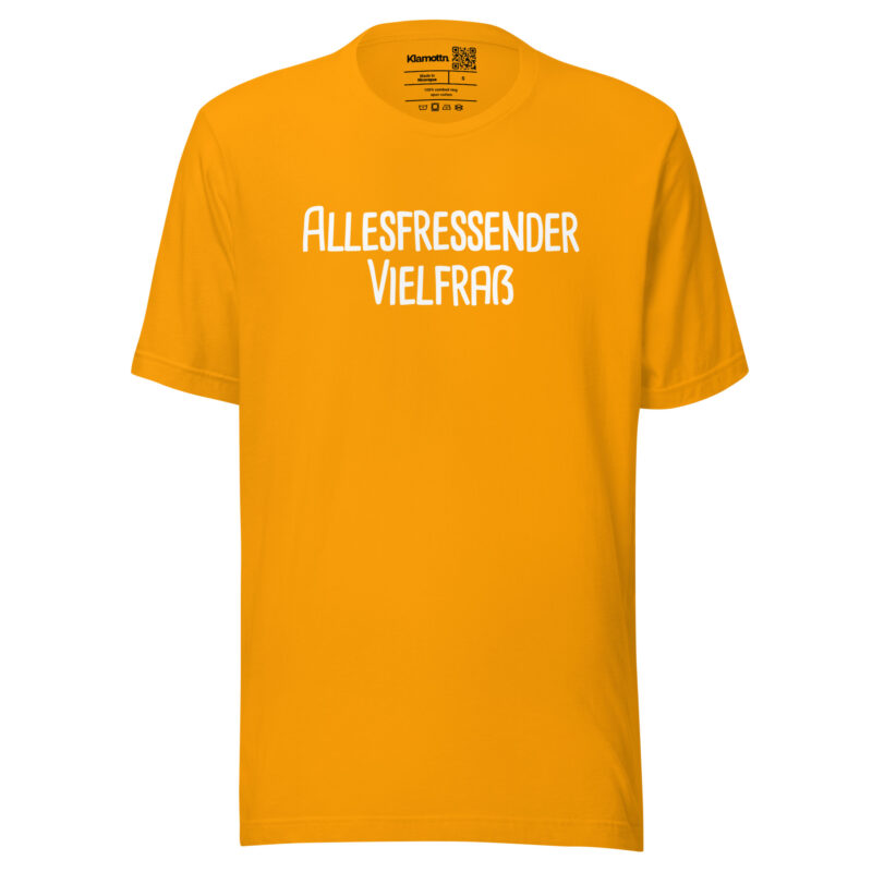 Allesfressender Vielfraß Unisex-T-Shirt