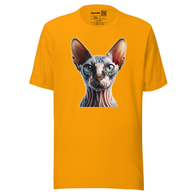 Mystische Sphynx-Katze Unisex-T-Shirt
