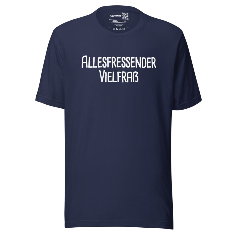 Allesfressender Vielfraß Unisex-T-Shirt