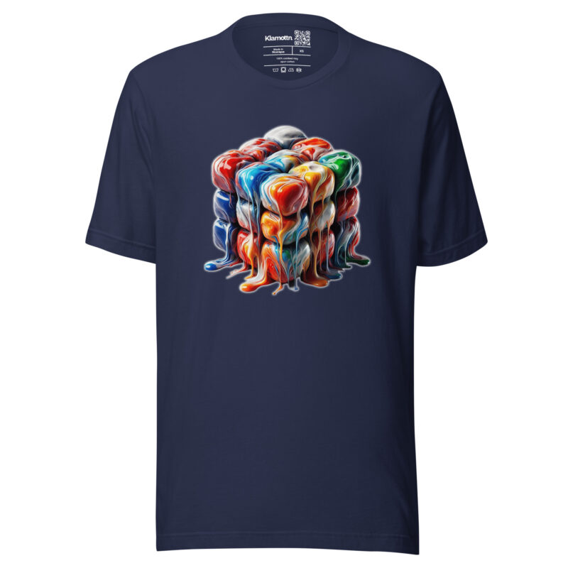 Liquid magic cubes unisex t-shirt