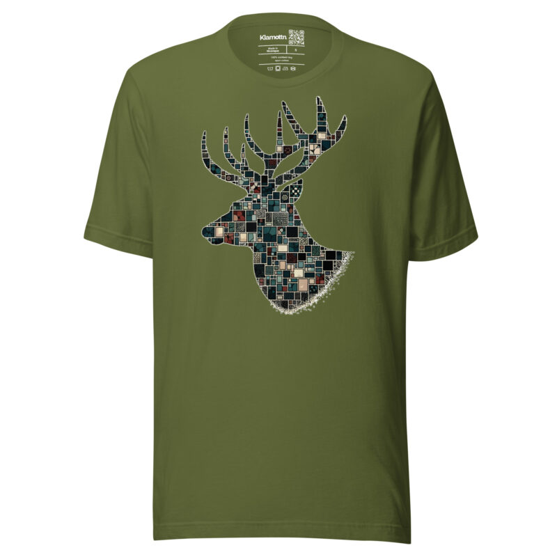 Mosaik-Hirsch Unisex-T-Shirt