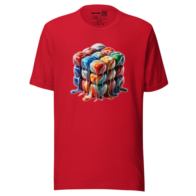 Liquid magic cubes unisex t-shirt