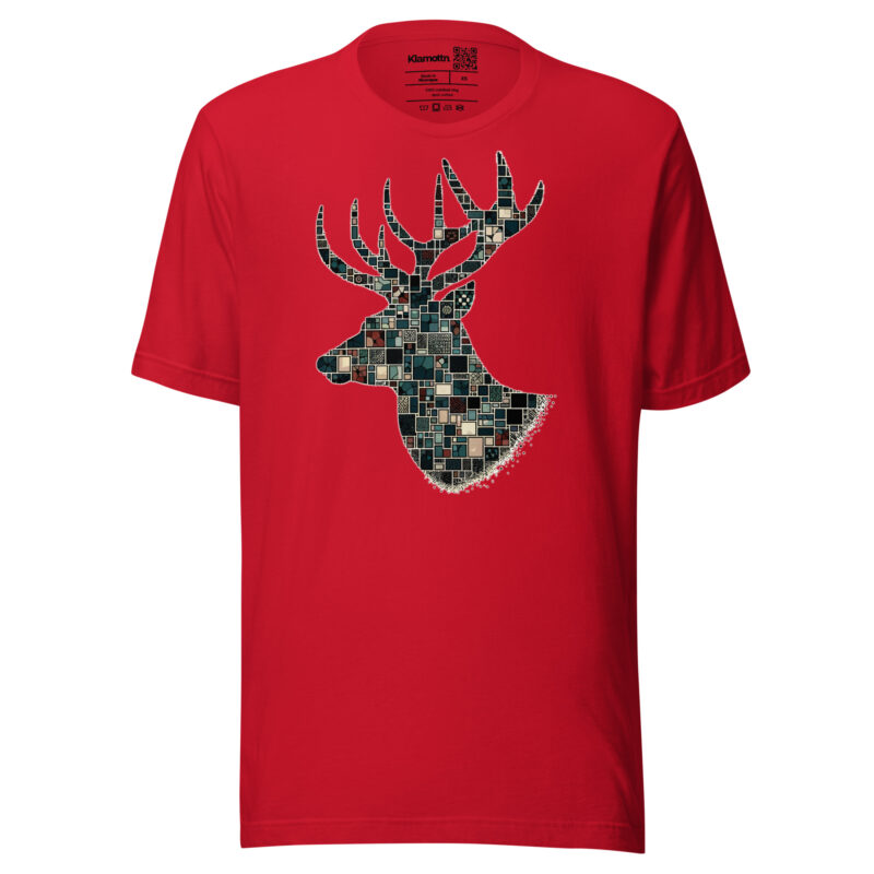 Mosaik-Hirsch Unisex-T-Shirt