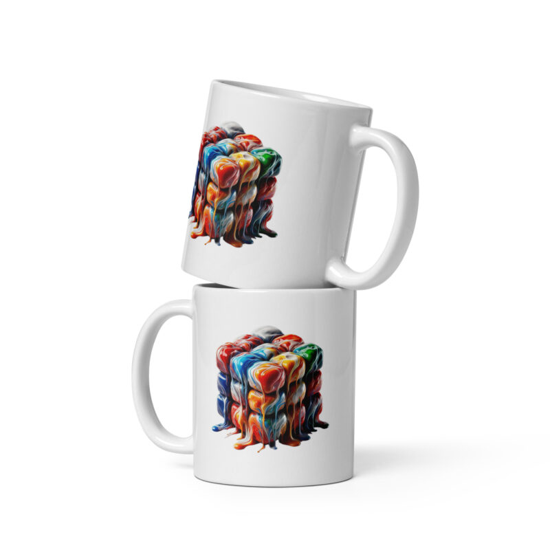 Flüssiger Zauberwürfel Tasse