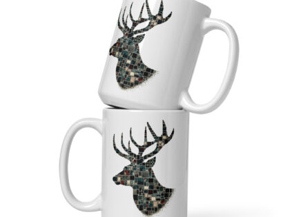 Mosaik-Hirsch Tasse – Home & Living – klamottn.de Mosaik-Hirsch Tasse – Home & Living – klamottn.de