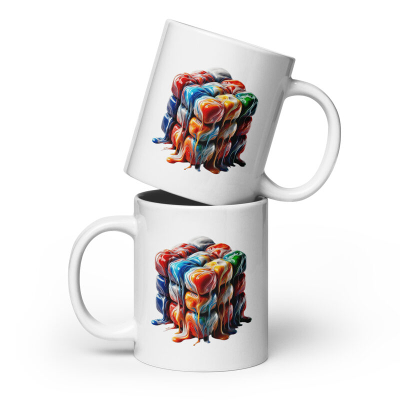 Flüssiger Zauberwürfel Tasse