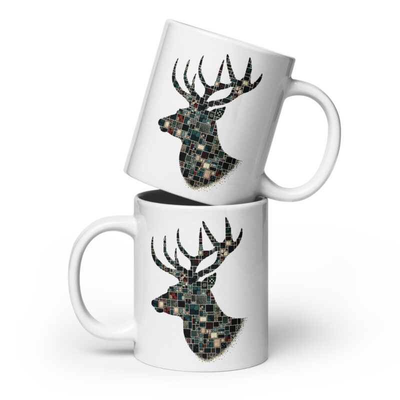 Mosaik-Hirsch Tasse