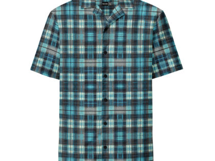 Klassisches Tartan-Muster in Blau und Schwarz Allover-Unisex-Hemd – Hemden – klamottn.de Klassisches Tartan-Muster in Blau und Schwarz Allover-Unisex-Hemd – Hemden – klamottn.de