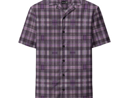 Klassisches Schottenkaro in Lila und Weiß Allover-Unisex-Hemd – Hemden – klamottn.de Klassisches Schottenkaro in Lila und Weiß Allover-Unisex-Hemd – Hemden – klamottn.de