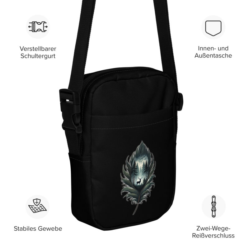 Magische Waldszene Umhängetasche – Accessoires – klamottn.de