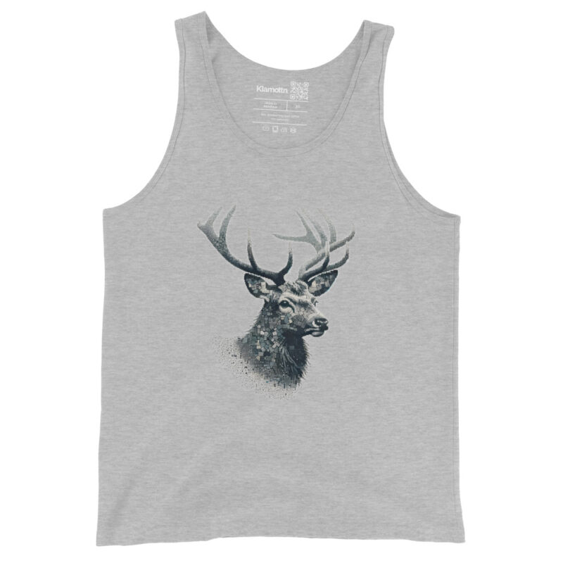 Majestätischer Hirsch im Mosaik-Stil Unisex-Tank-Top – Tank Tops – klamottn.de