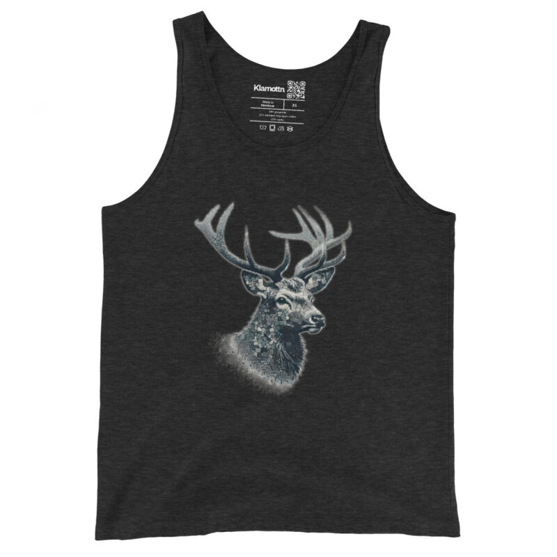 Majestätischer Hirsch im Mosaik-Stil Unisex-Tank-Top – Tank Tops – klamottn.de