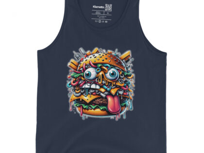 Verrückter Burger Unisex-Tank-Top – Tank Tops – klamottn.de Verrückter Burger Unisex-Tank-Top – Tank Tops – klamottn.de