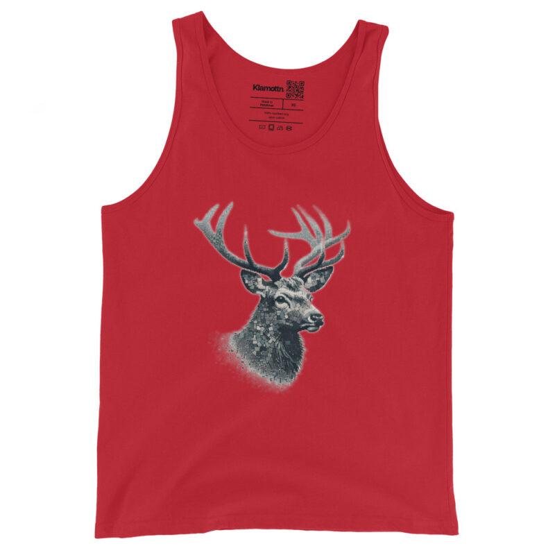 Majestätischer Hirsch im Mosaik-Stil Unisex-Tank-Top – Tank Tops – klamottn.de