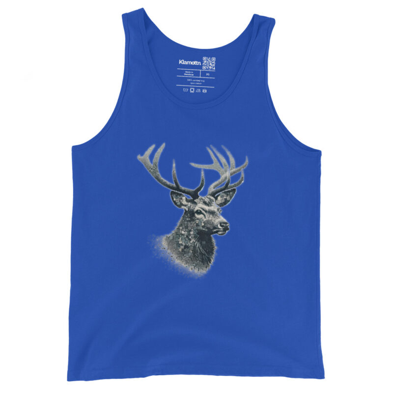 Majestätischer Hirsch im Mosaik-Stil Unisex-Tank-Top – Tank Tops – klamottn.de