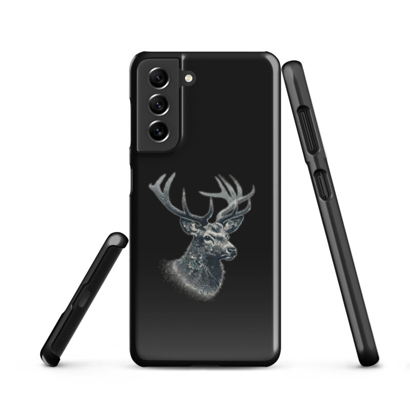 Majestätischer Hirsch im Mosaik-Stil Snapcase Samsung®-Hülle – Accessoires – klamottn.de