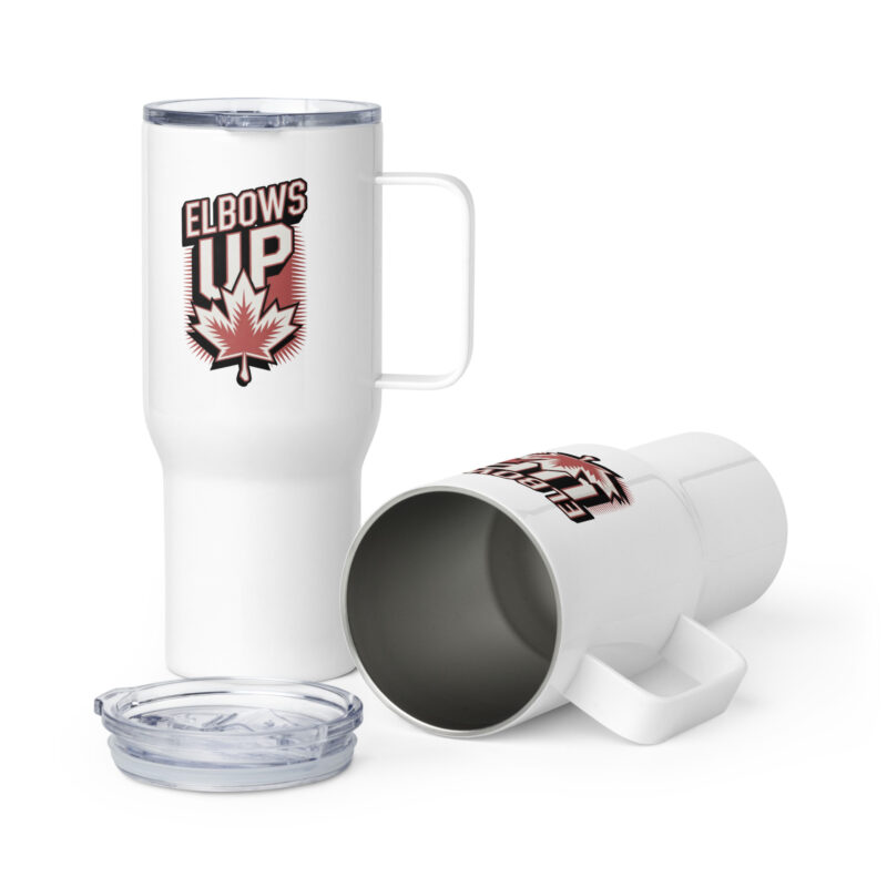 Elbows Up Reisebecher mit Griff – Accessoires – klamottn.de