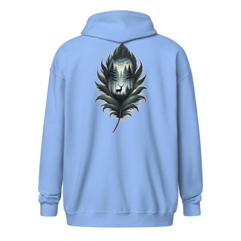 Magische Waldszene Unisex-Zip-Hoodie – Jacken – klamottn.de