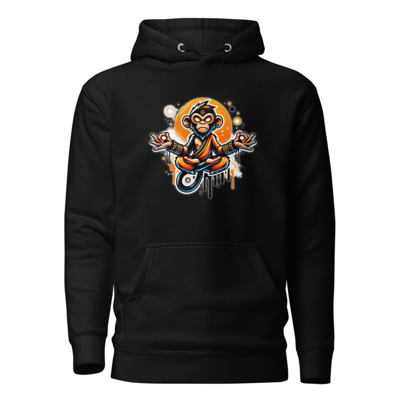 Meditierender Affe Unisex-Hoodie – Hoodies – klamottn.de