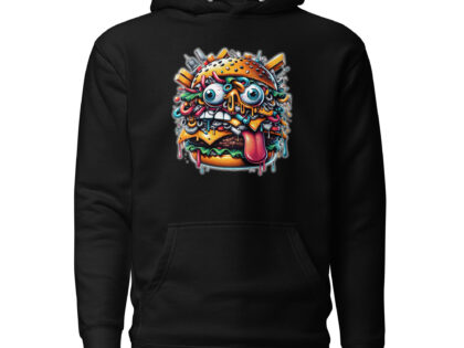 Verrückter Burger Unisex-Hoodie – Hoodies – klamottn.de Verrückter Burger Unisex-Hoodie – Hoodies – klamottn.de