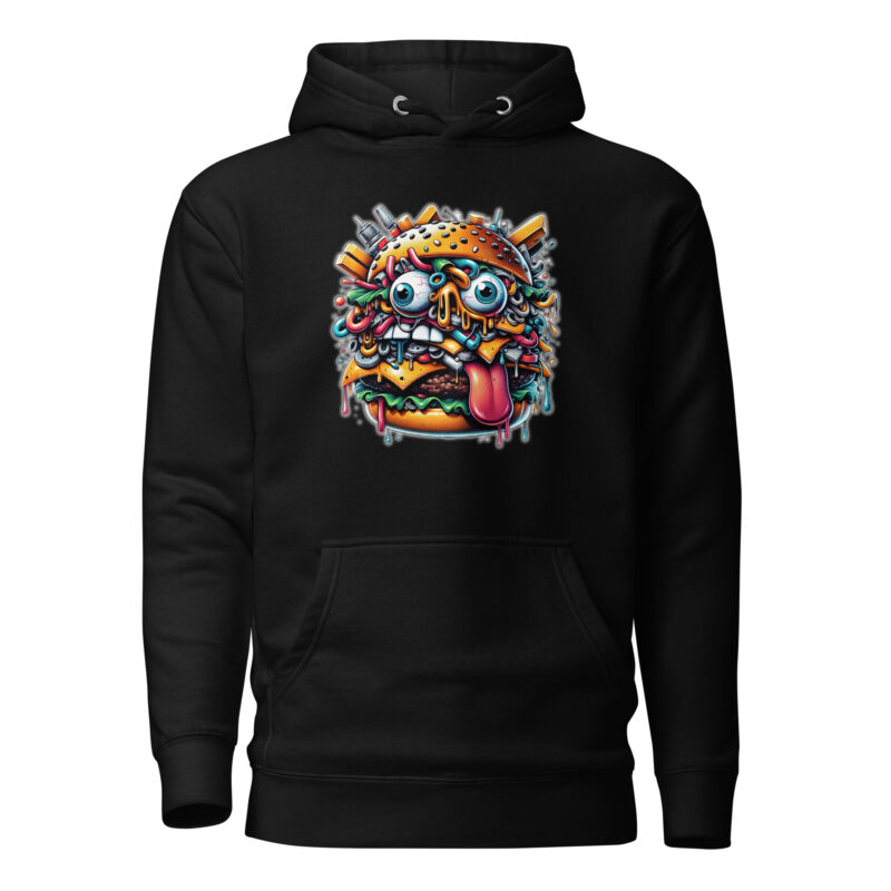 Verrückter Burger Unisex-Hoodie – Hoodies – klamottn.de