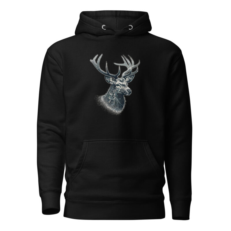 Majestätischer Hirsch im Mosaik-Stil Unisex-Hoodie – Hoodies – klamottn.de