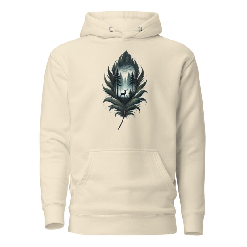 Magische Waldszene Unisex-Hoodie