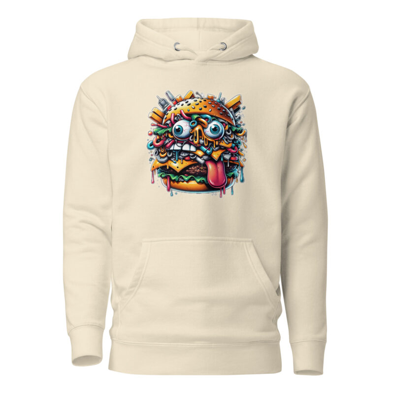 Verrückter Burger Unisex-Hoodie – Hoodies – klamottn.de