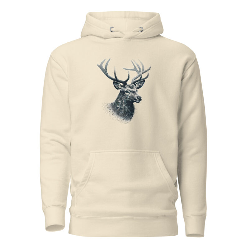 Majestätischer Hirsch im Mosaik-Stil Unisex-Hoodie – Hoodies – klamottn.de