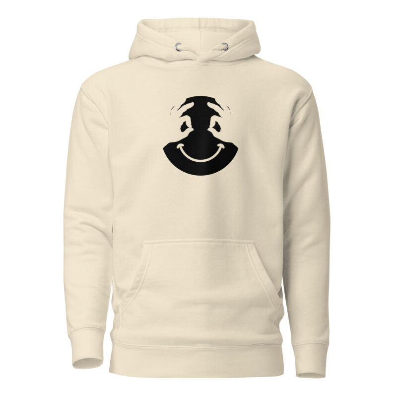 Gesichts-Illusion Unisex-Hoodie