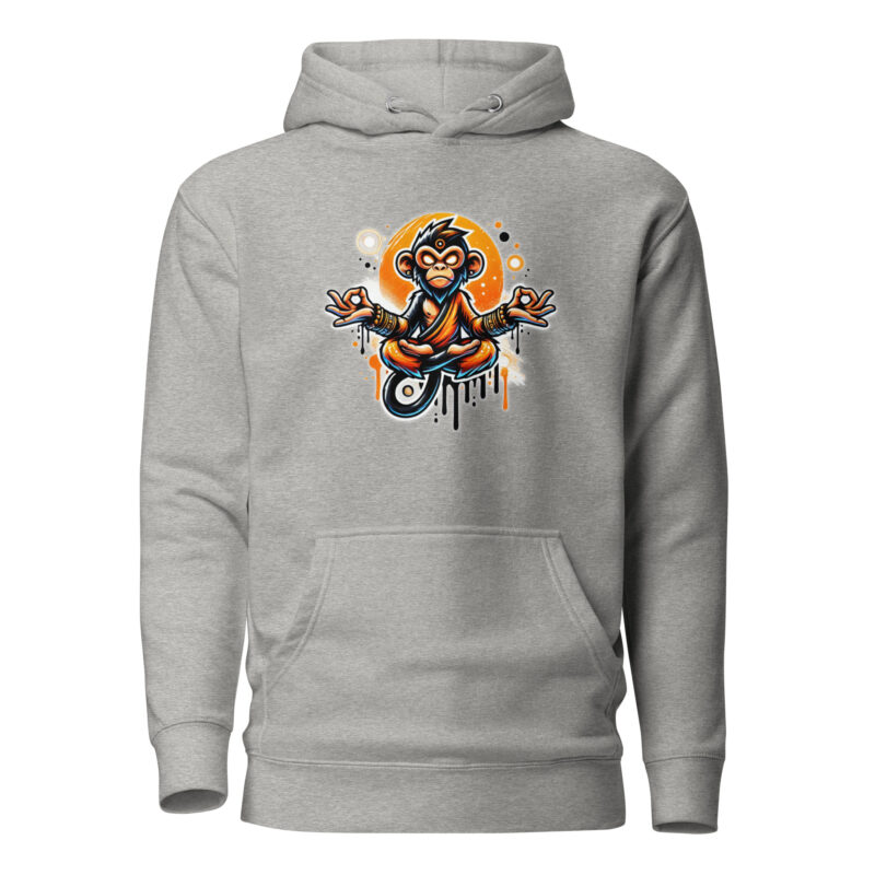 Meditierender Affe Unisex-Hoodie – Hoodies – klamottn.de